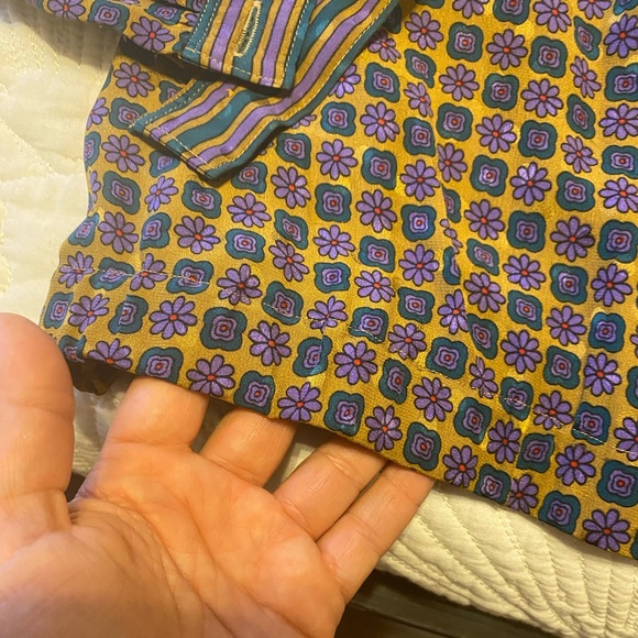 Sz. 12 Vintage Stanley Sherman silk blouse - Picture 7 of 7